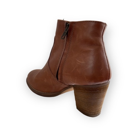 Madewell Leather Winston Ankle Booties Size 7.5 - Picture 3 of 9